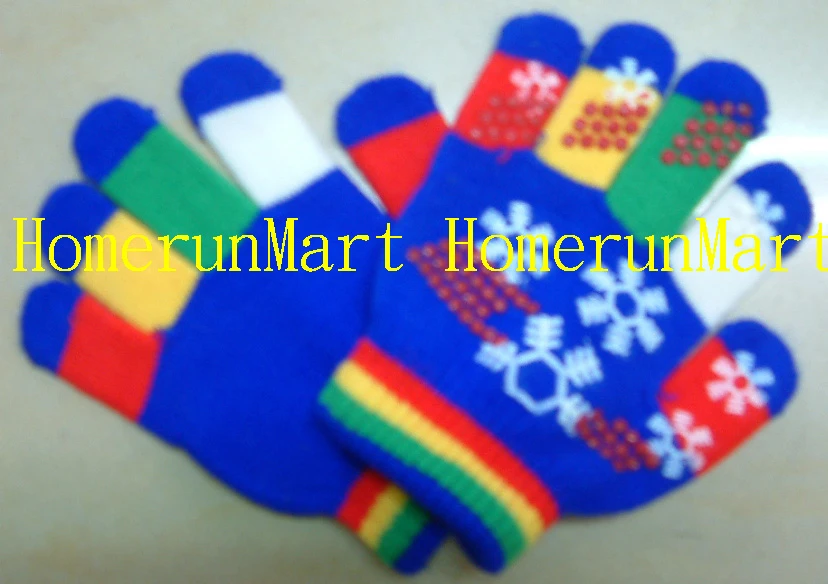 GC1兒童魔術手套 舒適時尚保暖六種顏色編織而成-