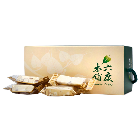 六度本舖-手工糖系列 原味牛奶杏仁牛軋糖 (250g)