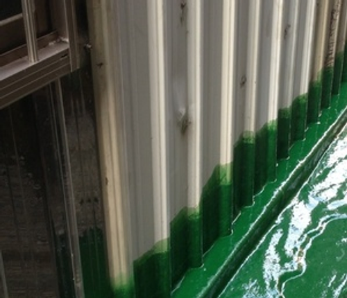 鐵皮屋廠房外牆FRP防水工程