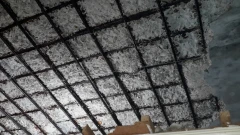 鋼筋外露水泥刨除-鋼筋外露、天花板水泥剝落、EPOXY施工、PU防水