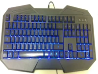 萬德福-防水電競發光遊戲鍵盤WDF-KB-002