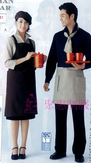 33幸福咖啡。西式餐廳制服。台灣製品