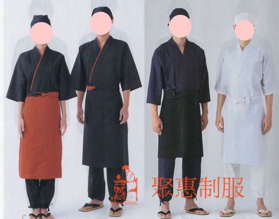 11客製化。簡約風。日本料理制服。台灣。