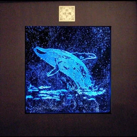琉璃藝術燈-水世界--世界鯨奇 (鯨魚)