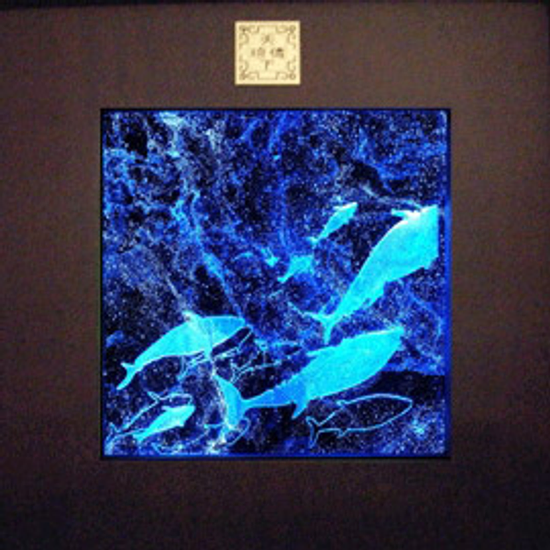琉璃藝術燈-水世界--穿越 (黑鮪魚)