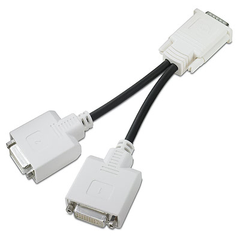 全新原裝HP普惠DMS 59針顯卡轉DVI x 2 連接線