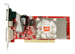 ATI X1550 PCI顯卡(半高)