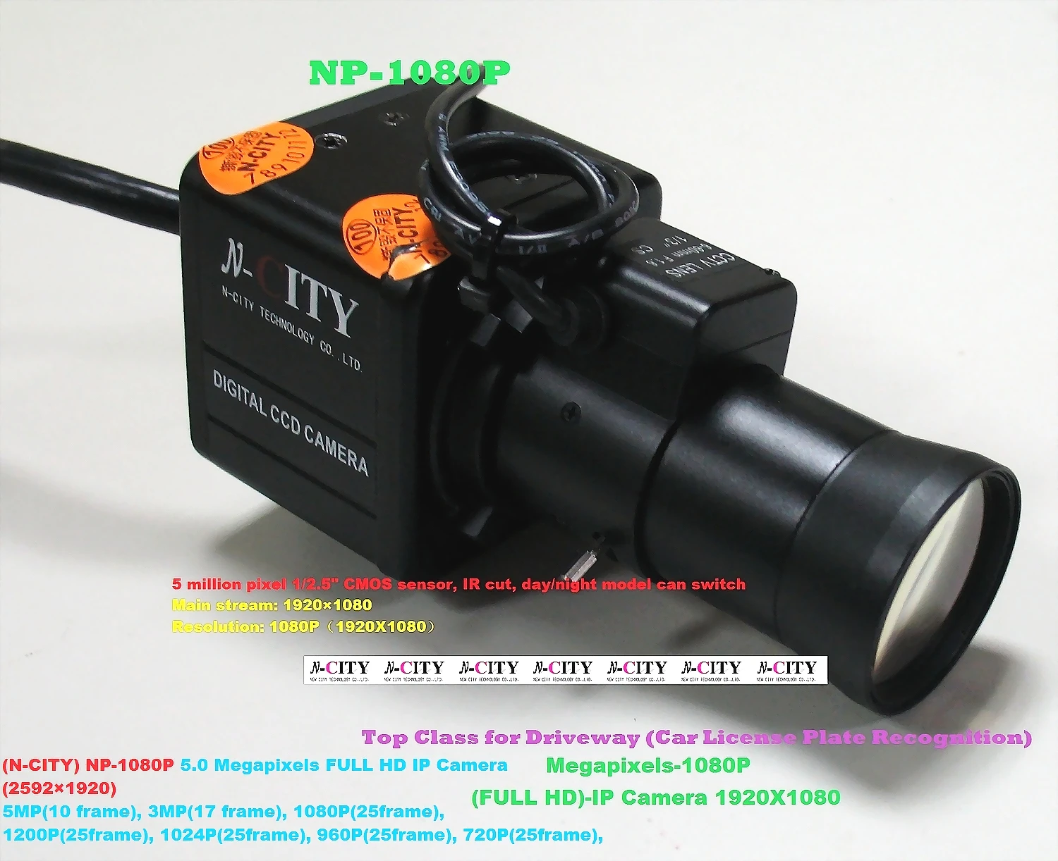 NP-1080P 5.0 Megapixels網絡攝影機