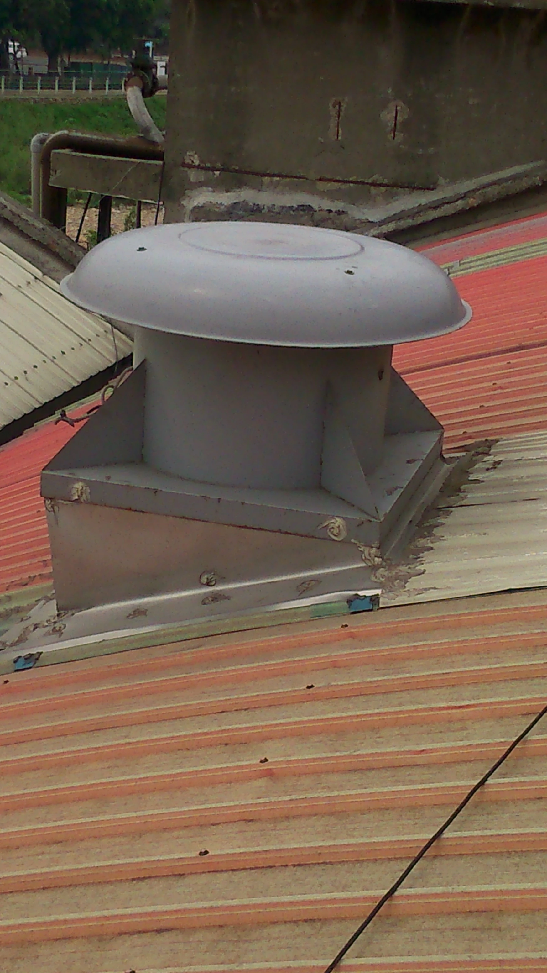 馬達培林更換-屋頂軸流式無動力風車