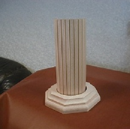 reversible panel board (v-groove side) with solid wood molding