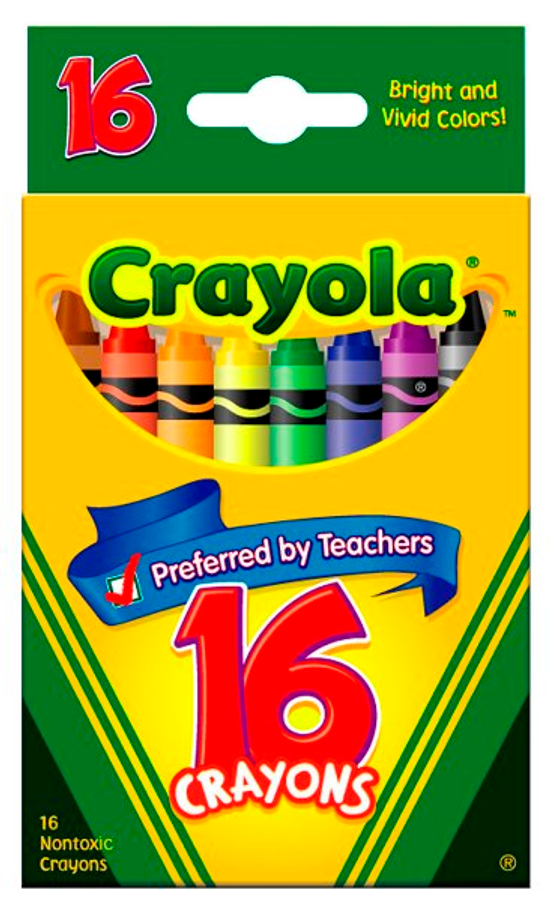Crayola 16色蠟筆