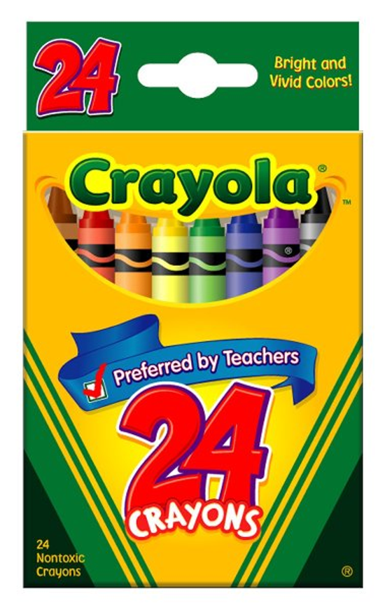 Crayola 24色蠟筆