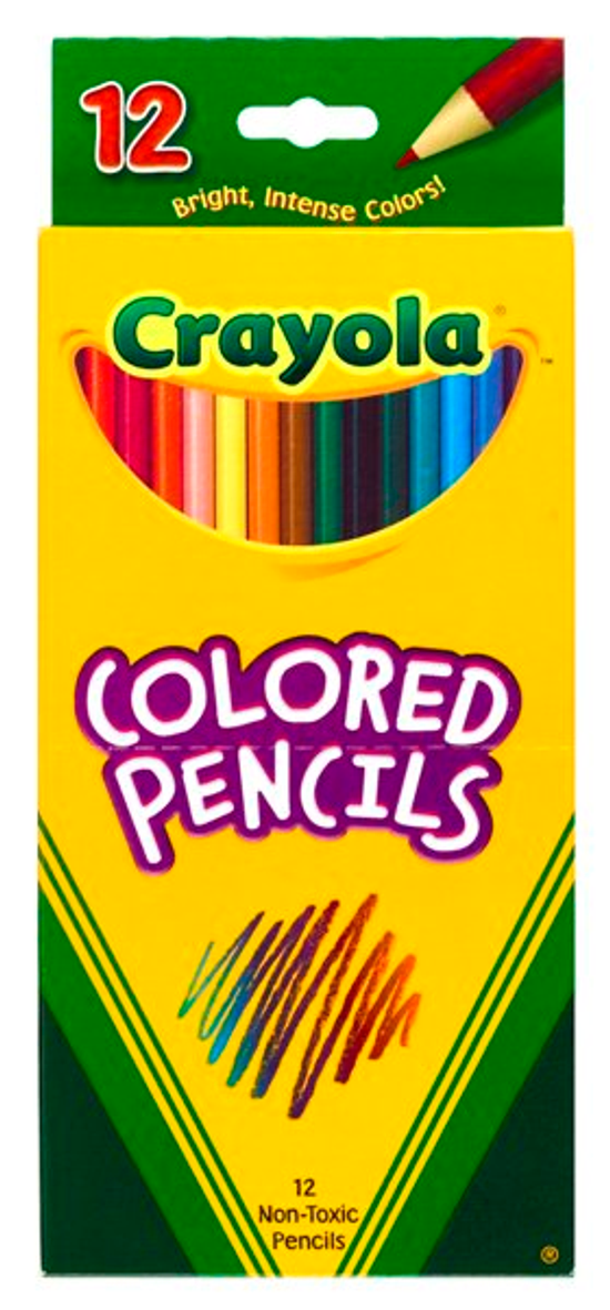 Crayola 12色彩色鉛筆
