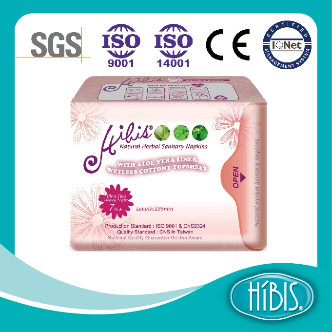 HIBIS 3D Absorb Herbal Sanitary Napkins