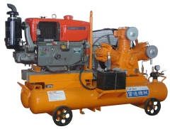富進牌 (營建業專用) 引擎帶動雙桶式空壓機 型式:NOVA-120WH2TE 馬力:15HP 壓力:16kg/cm2