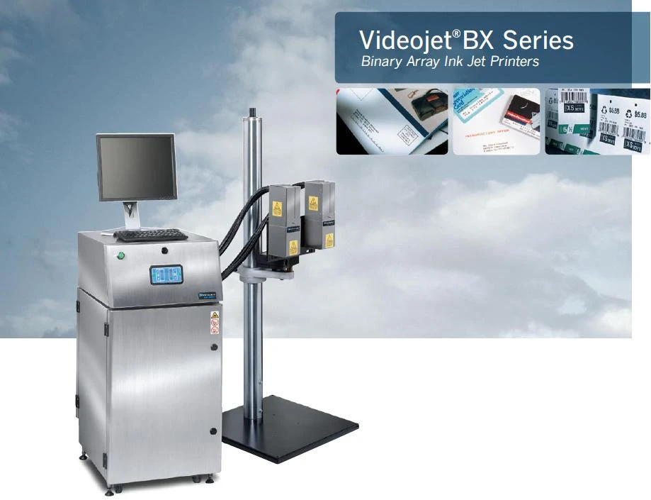 Videojet BX6000 High flexibility with two printheads