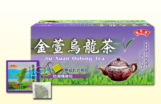 萬年春茶包盒裝100入金萱烏龍茶