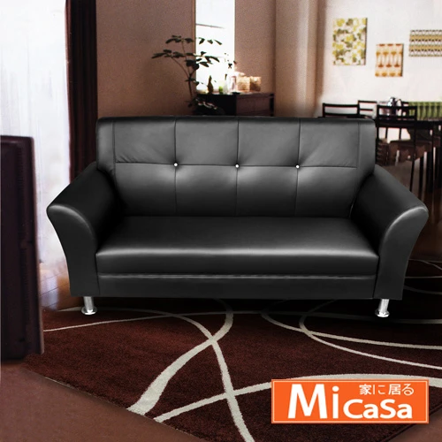 Mi Casa-華麗水鑽 3人獨立筒沙發