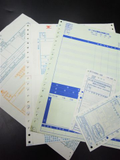 電腦連續式發票與三聯式發票式記帳紙