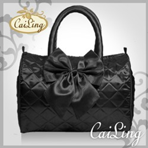 CaiLing ◆引領時尚波士頓曼谷包◆優雅黑