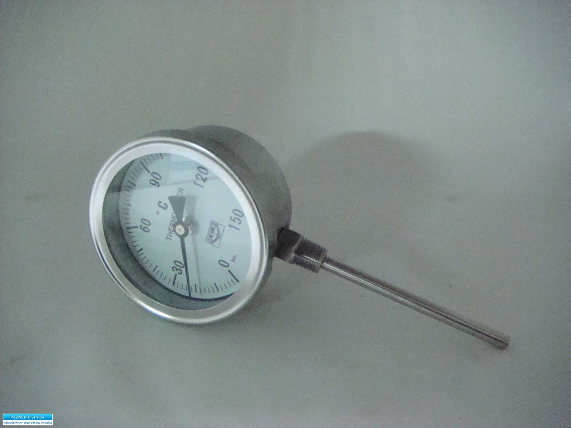 3英吋-直立式-不鏽鋼雙金屬溫度計