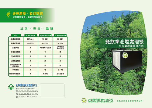 濾網式油煙異味處理機