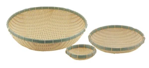 圓型竹籃