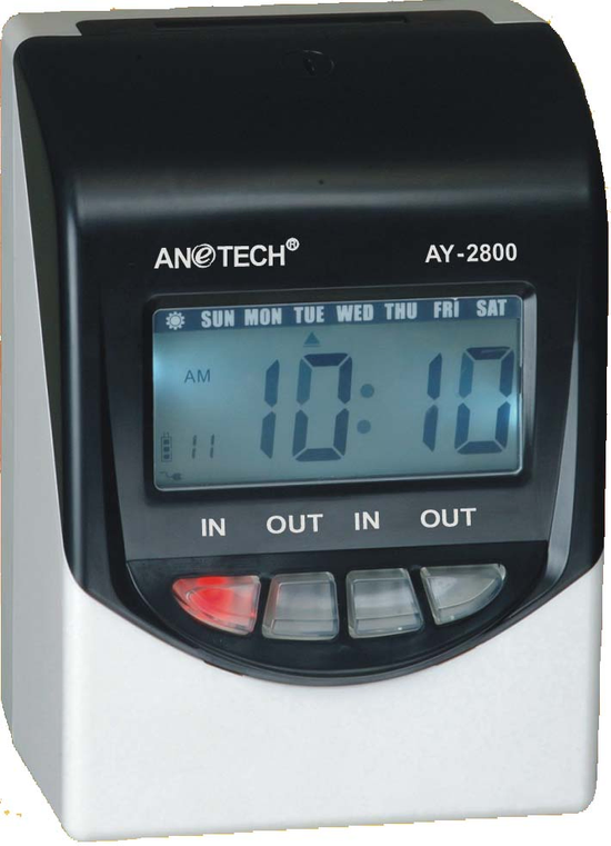 ANETECH AY-2800打卡鐘