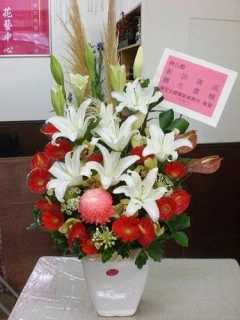 精緻盆花